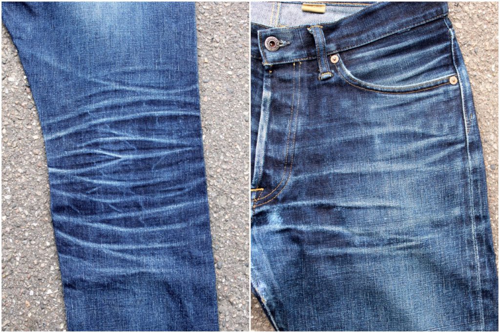 Denim glossary - honeycombs and whiskers