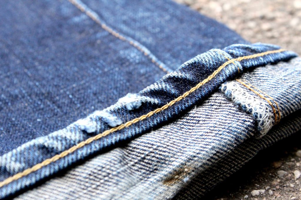 Denim glossary - roping effect