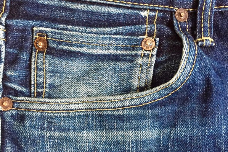 How to wash jeans - front pocket fade