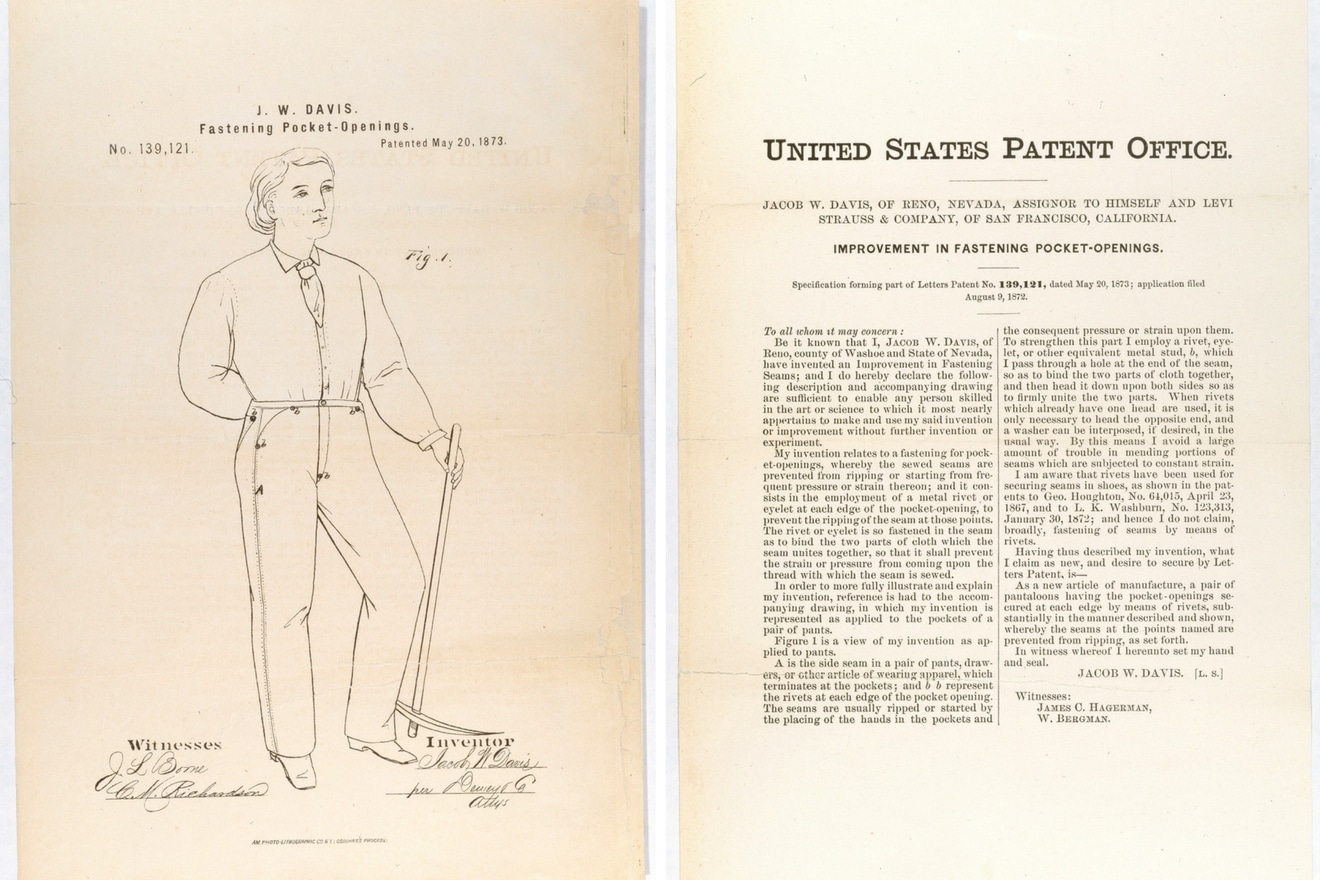 levi strauss patent