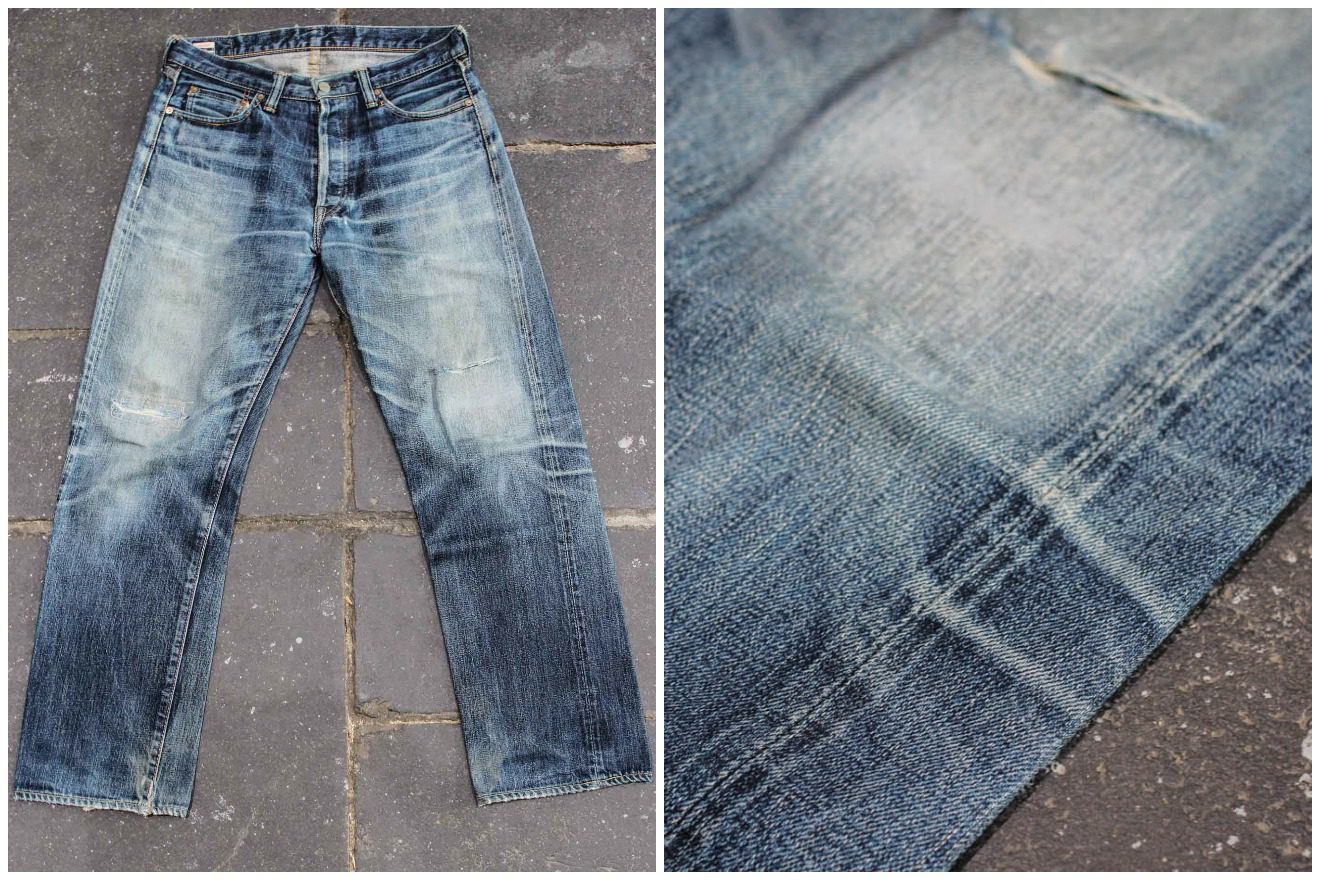 Jeans twisted sale leg