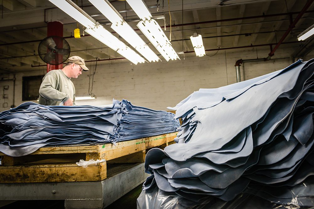 Red Wing S. B. Foot Tanning how leather is made wet blue