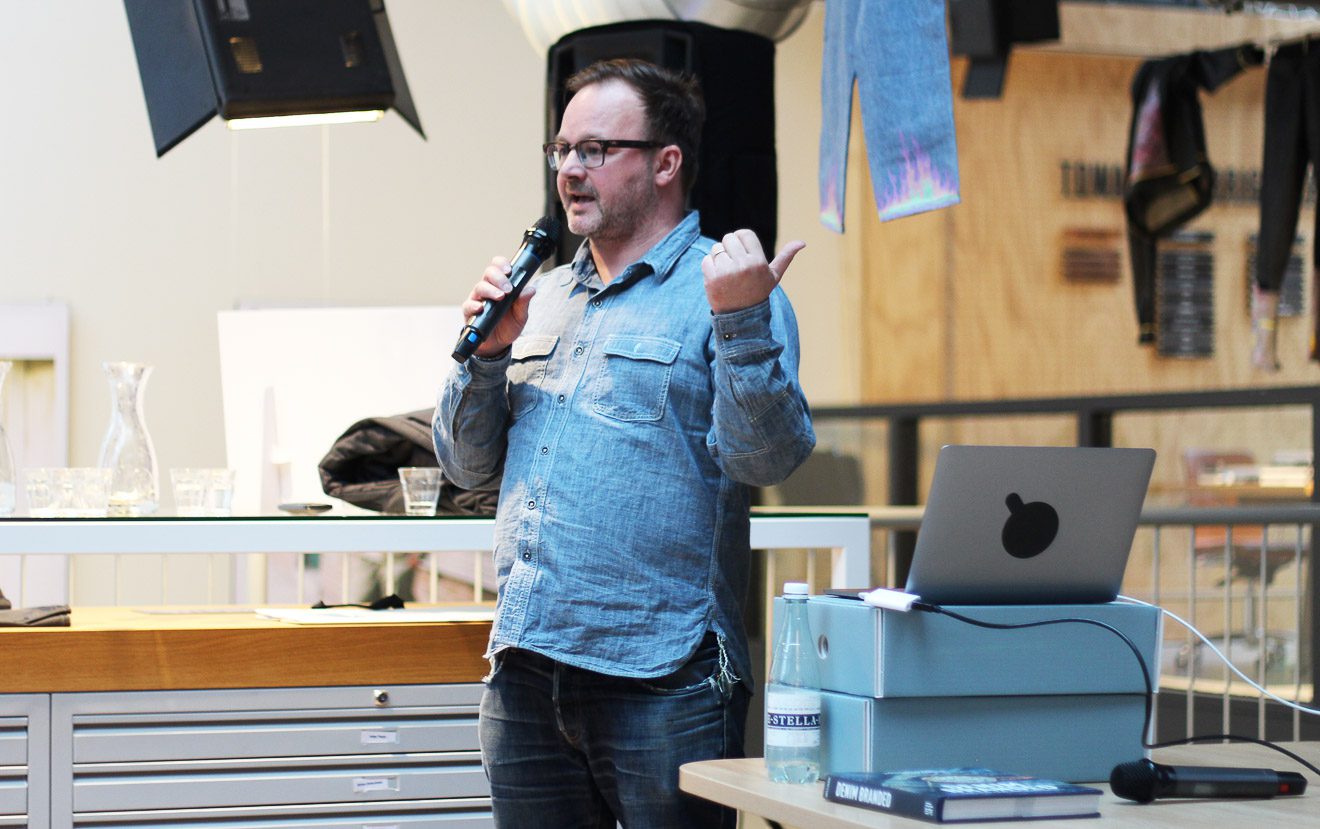 Amsterdam Denim Days, Denim Days 2018, Will Varnam, Denimhunters, Nick Williams, Denim Branded book, Denim City, presentation, book signing