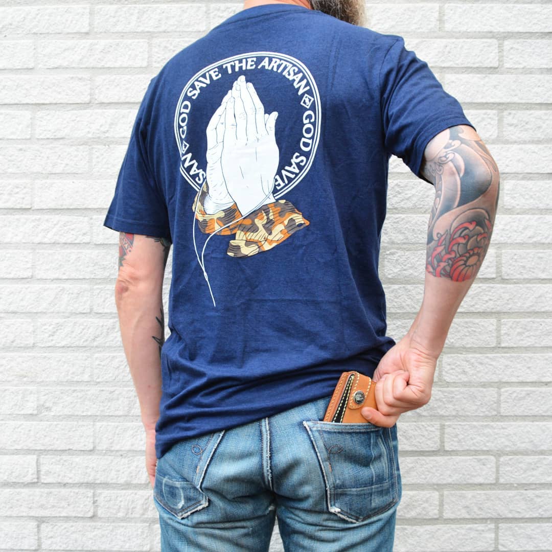 Blue Blooded, Instagrammer, bvo_66, Denimhunters, God Save the Artisan t-shirt