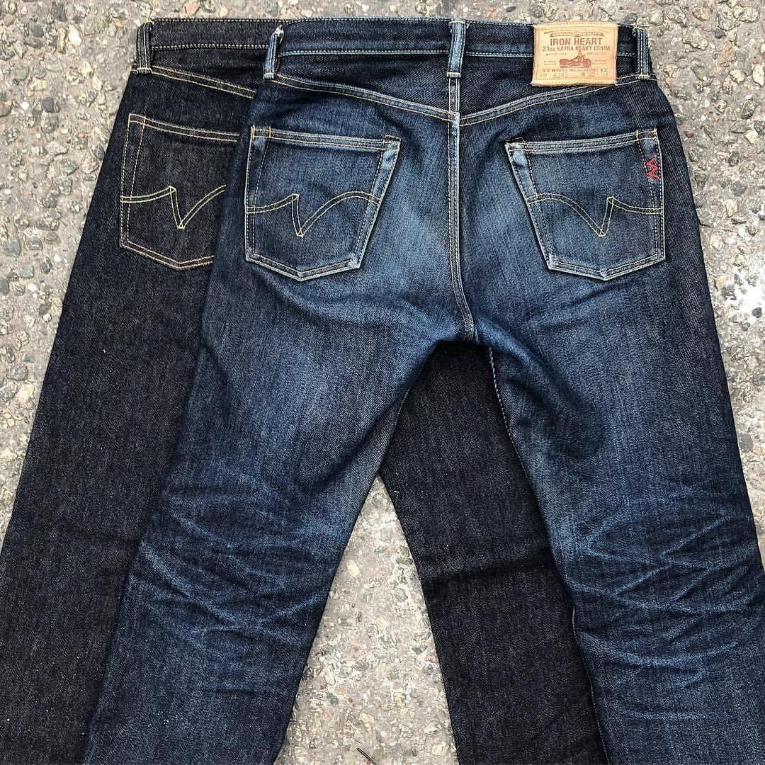 Iron Heart, 21 oz., heavyweight denim, pride of jeans, made in Japan,