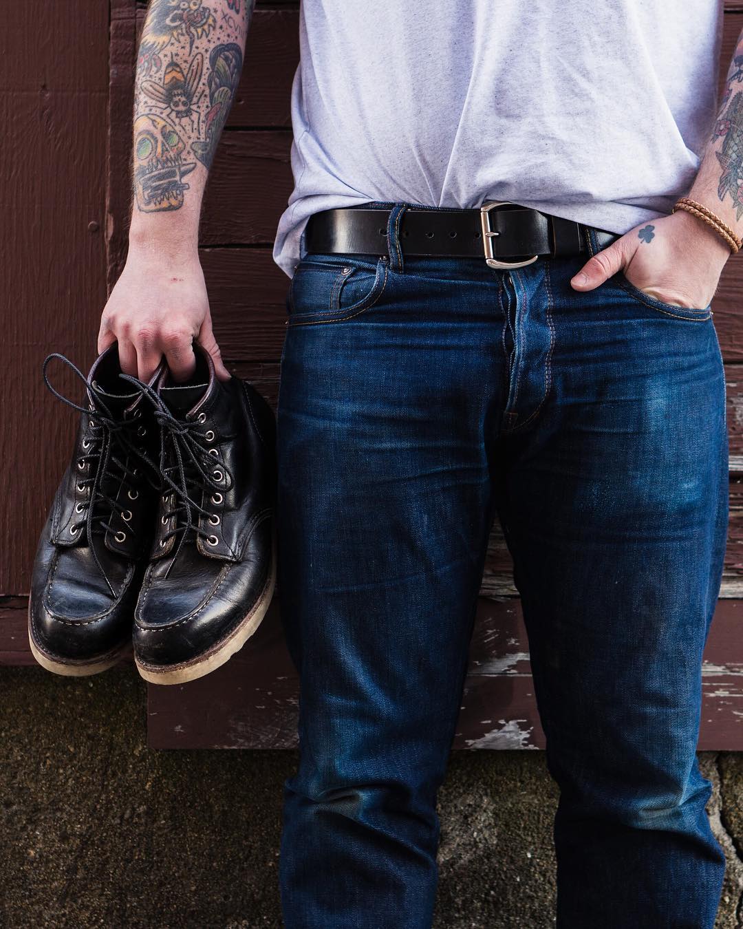 Blue Blooded, Instagrammer, lucaszfitz, Denimhunters, Pendleton, raw denim, selvedge denim, Iron Rangers, Red Wing Heritage