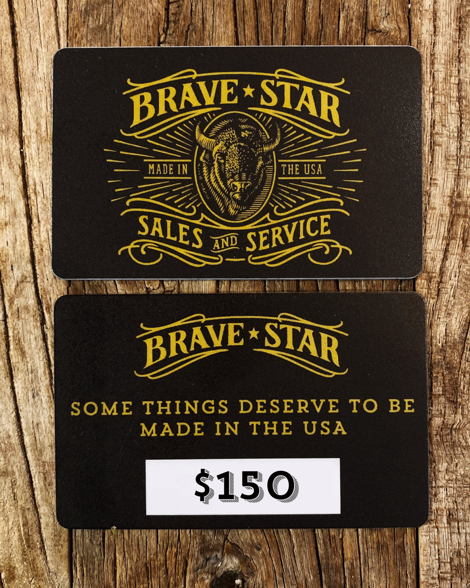 Brave Star gift card prize for The Fade Off