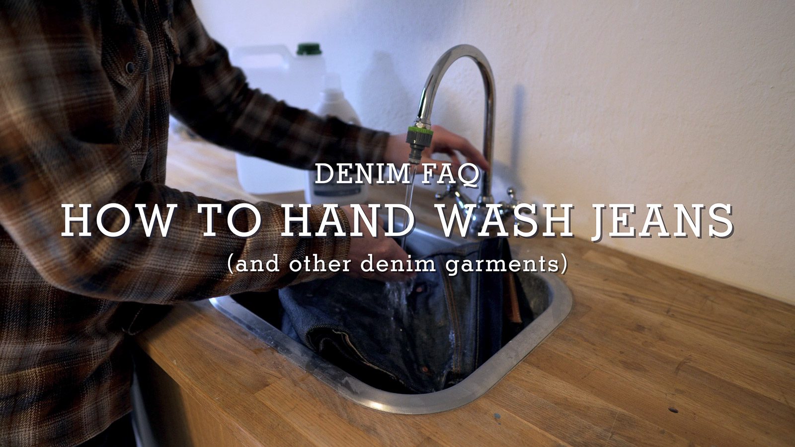 How to hand wash jeans in 5 simple 