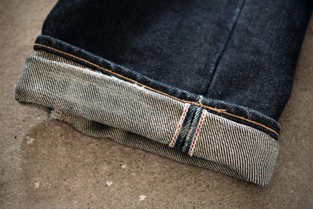 cuffing selvedge jeans