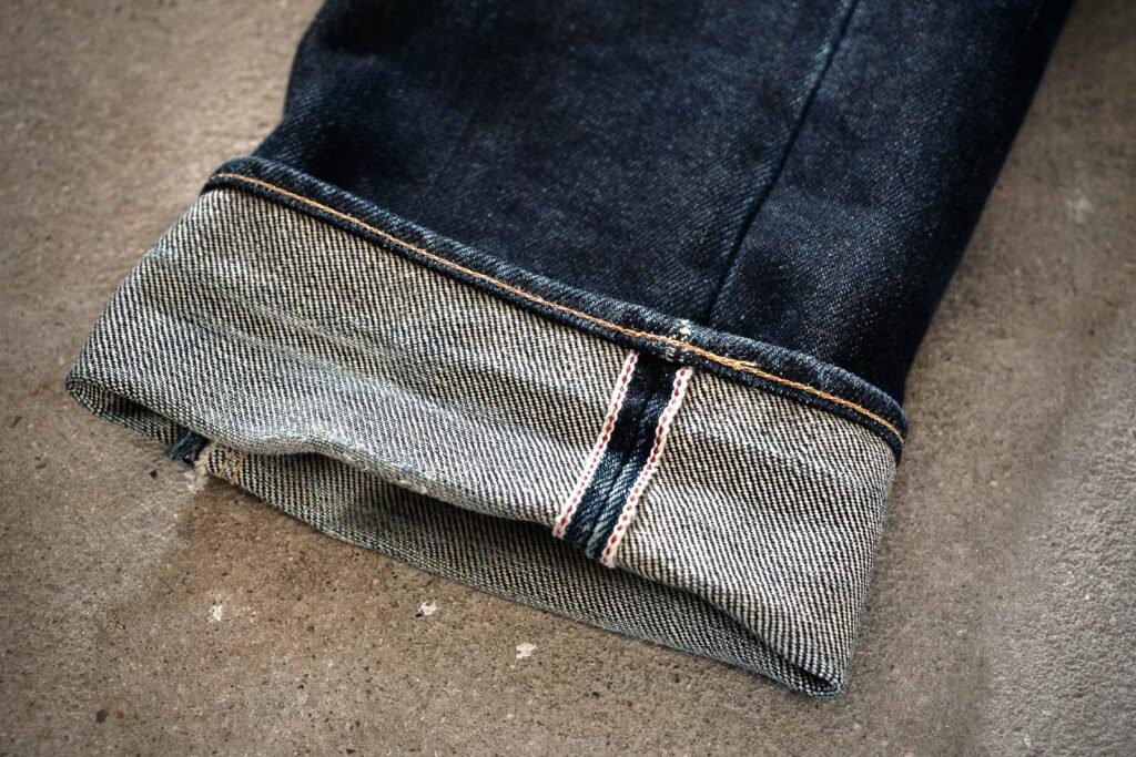 single cuff jeans