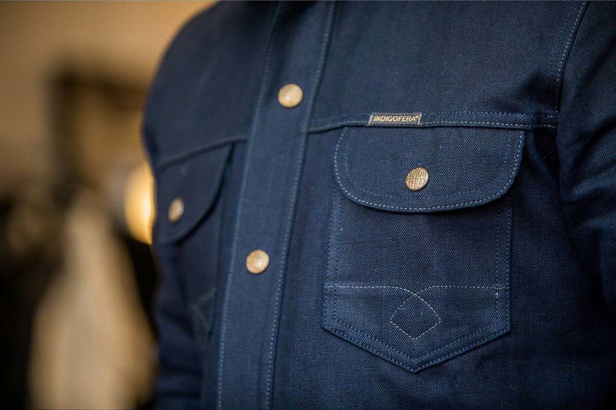 YYG Men Pockets Casual Short Sleeve Regular Fit Button Down Denim Work Western Shirt 