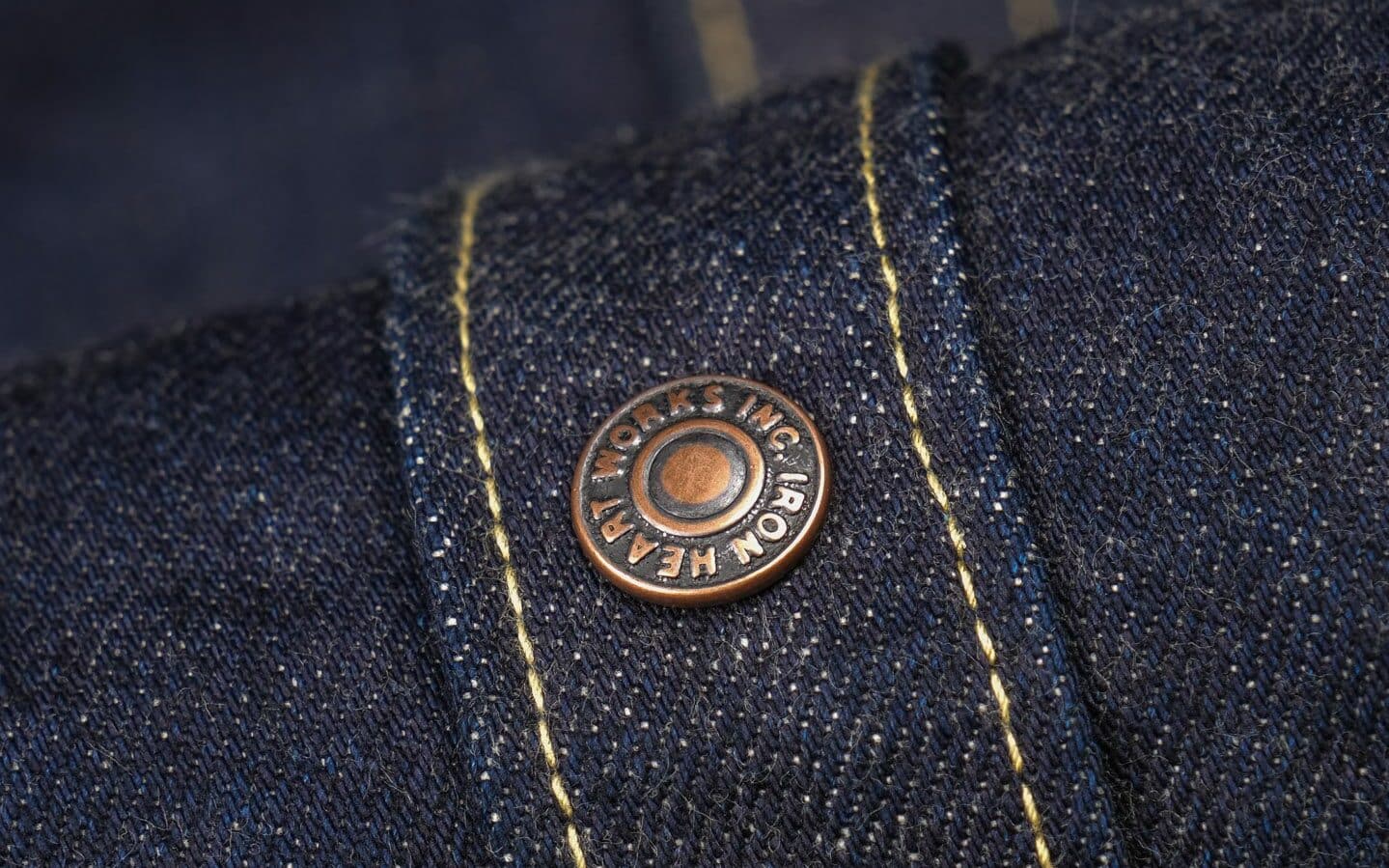 Iron Heart CPO Shirt w/ Hand Pockets - IHSH-292-IND - 18oz Indigo Vintage  Denim
