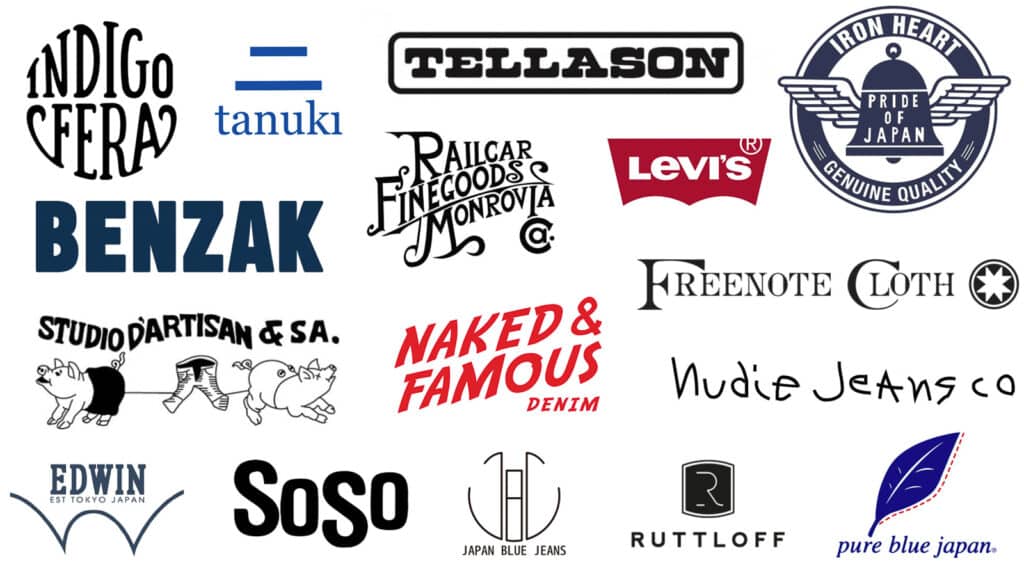 famous denim brands