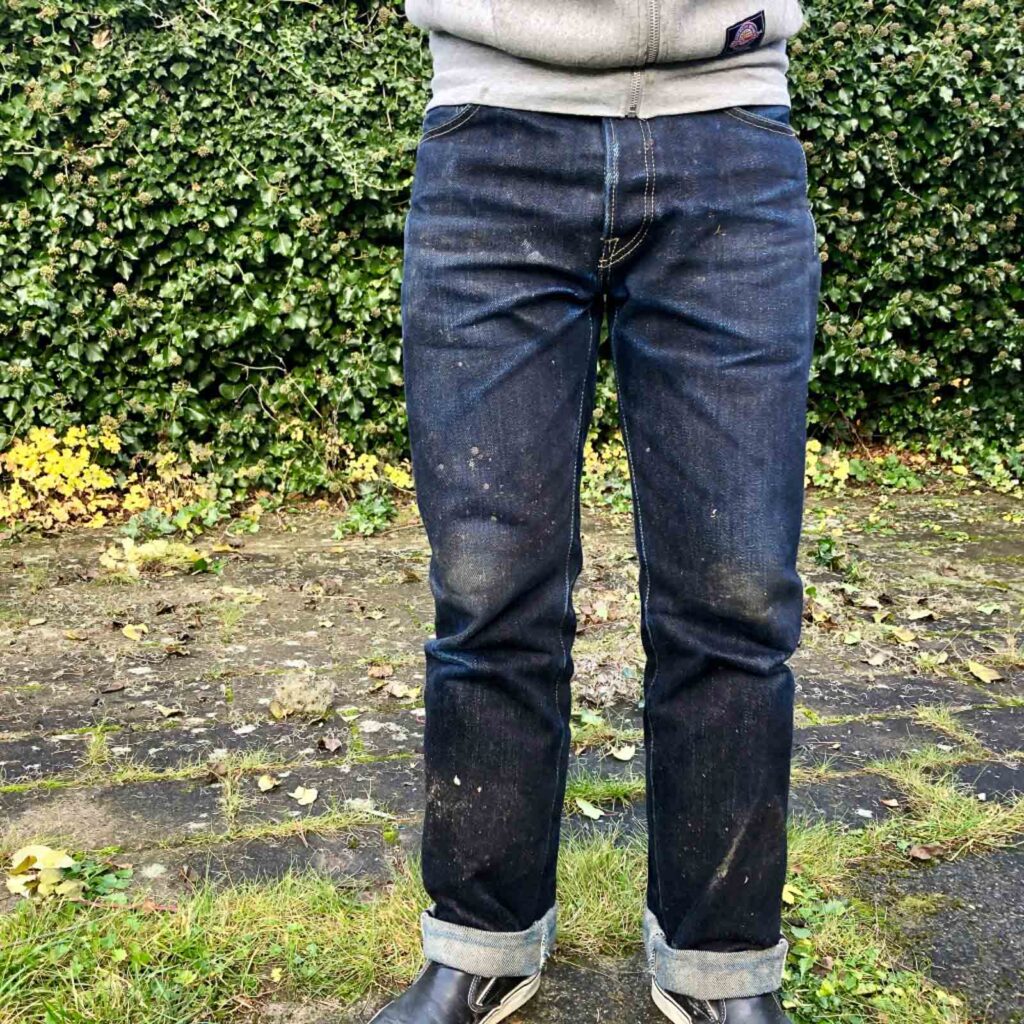 pre washed selvedge denim