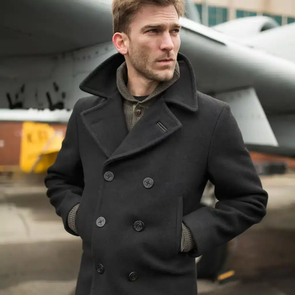 Mens peacoat hot sale the bay