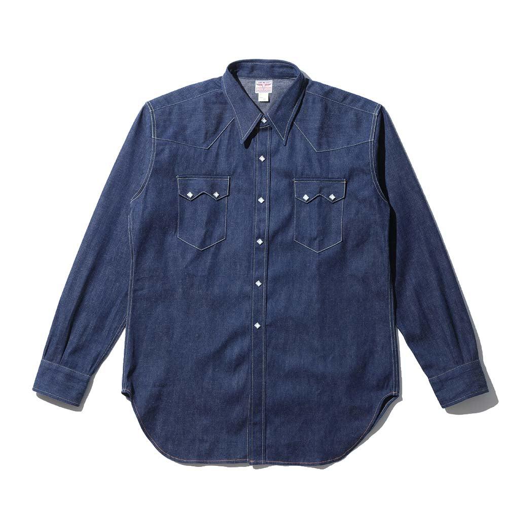 The Real McCoy's Denim Western Shirt - Denimhunters