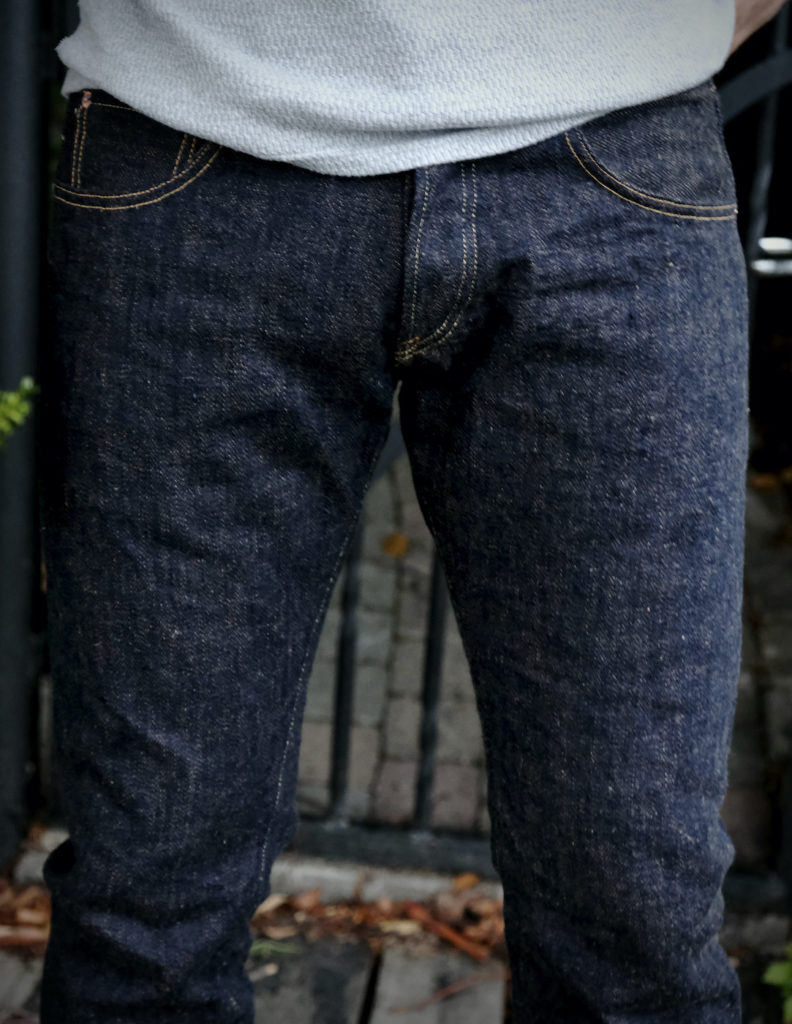 Thigh Close Up, Oni Secret Denim 20th Anniversary Moca Weft