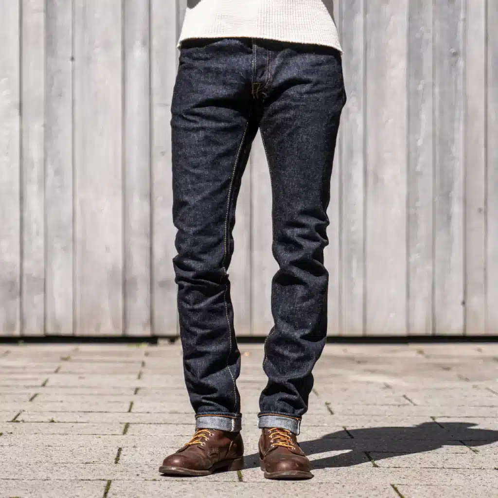 Raw-cut denim jeans - Col. Blue