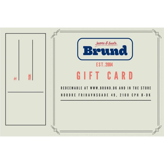 Brund gift card prize for The Fade Off